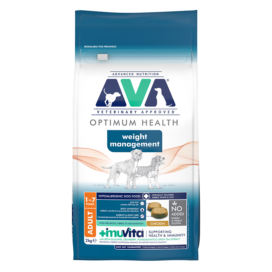 AVA Weight Management Adult Dry Dog Food dry dog food pack