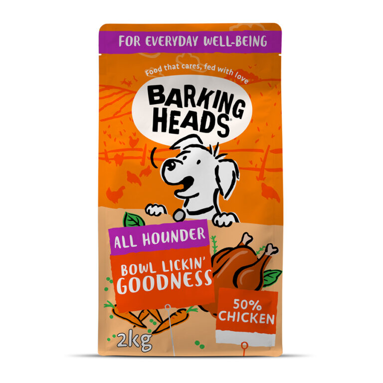 Barking Heads Dry Dog Food Chicken dry dog food pack