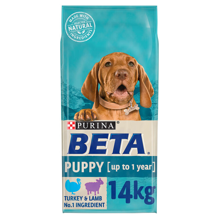 Beta Puppy Dry Dog Food Turkey & Lamb dry dog food pack