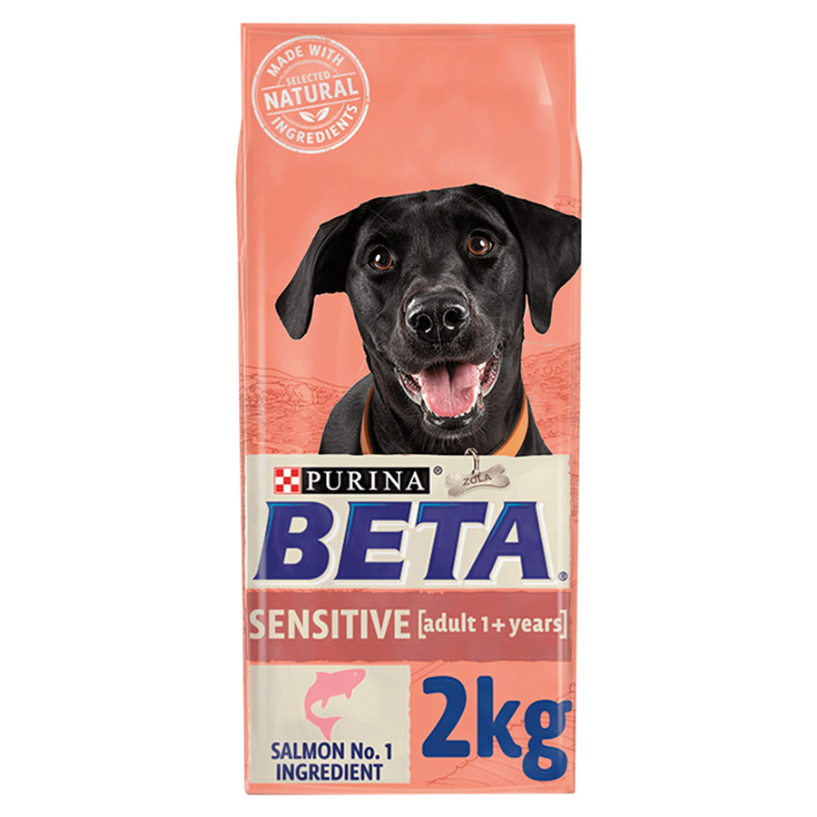Beta Sensitive Adult Dry Dog Food Salmon dry dog food pack