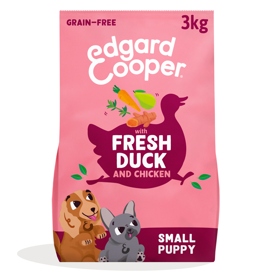 Edgard & Cooper Fresh Duck & Chicken Dry Puppy Food dry dog food pack