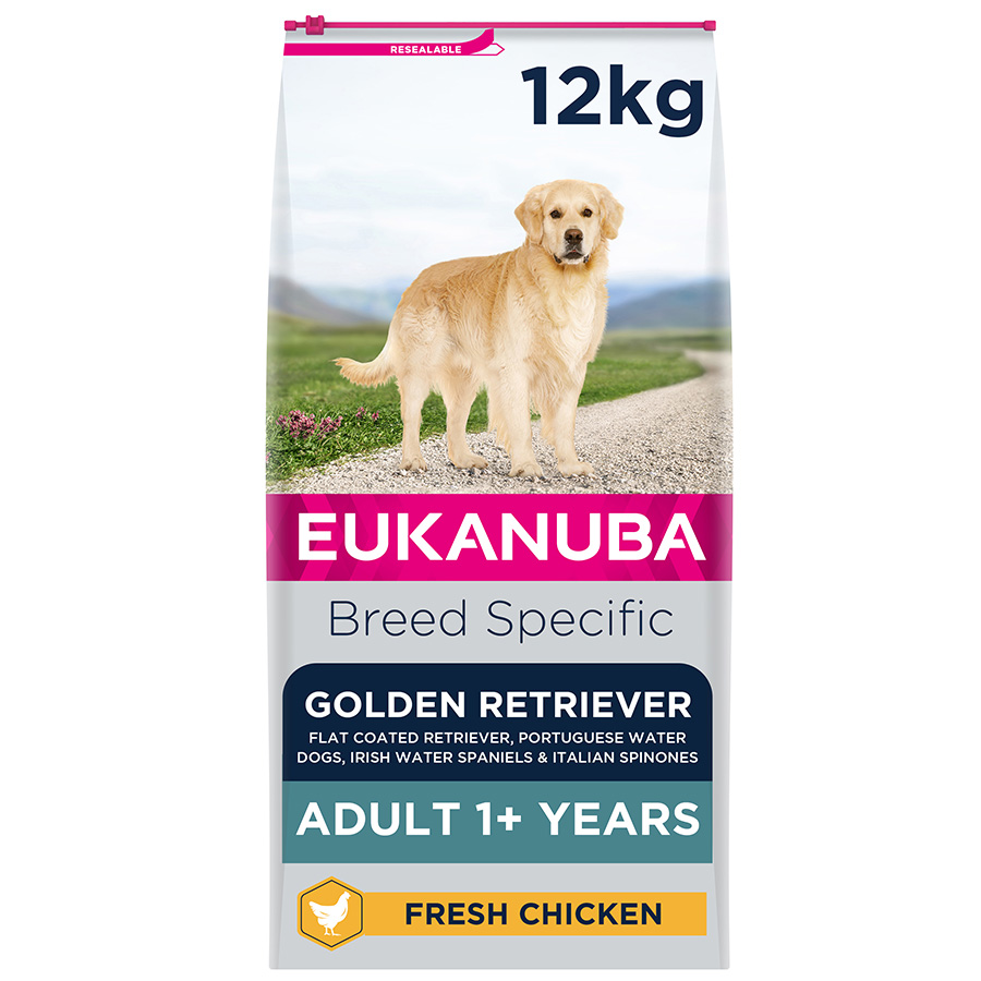 Eukanuba Golden Retriever Adult Dry Dog Food Chicken dry dog food pack