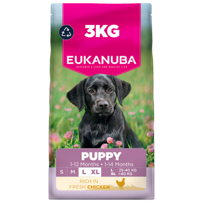 Eukanuba Large & X Large Puppy Dry Dog Food Chicken dry dog food pack