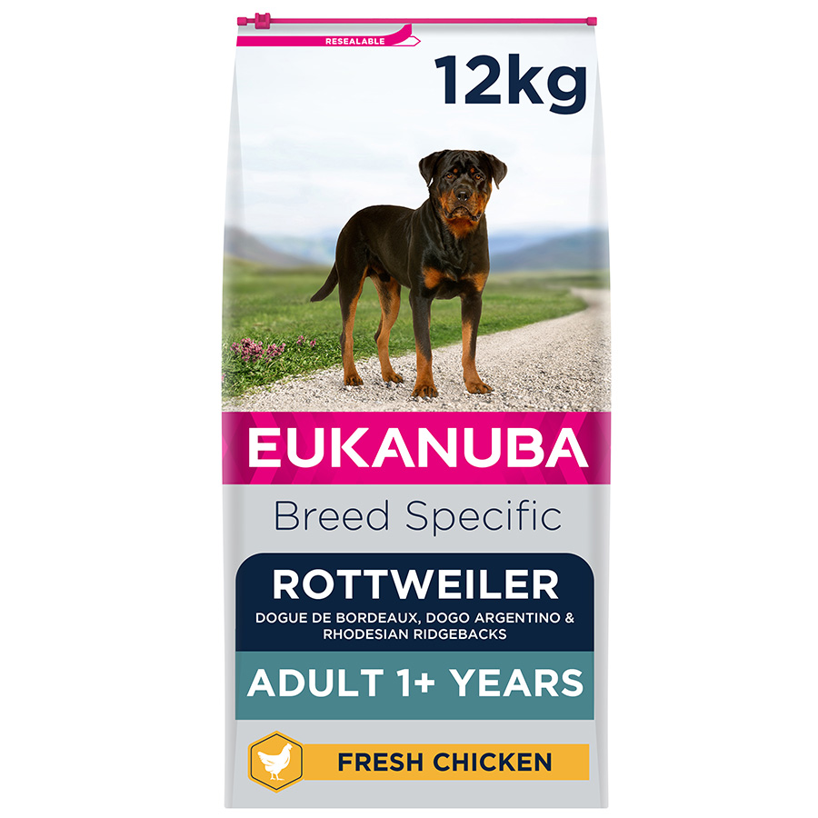 Eukanuba Rottweiler Adult Dry Dog Food Chicken dry dog food pack