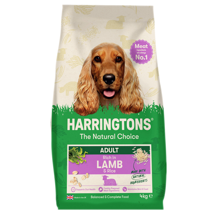 Harringtons Complete Adult Dry Dog Food Lamb & Rice dry dog food pack