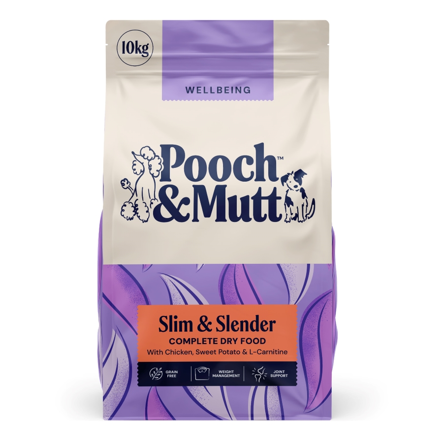 Pooch & Mutt Slim & Slender Dry Dog Food Chicken dry dog food pack