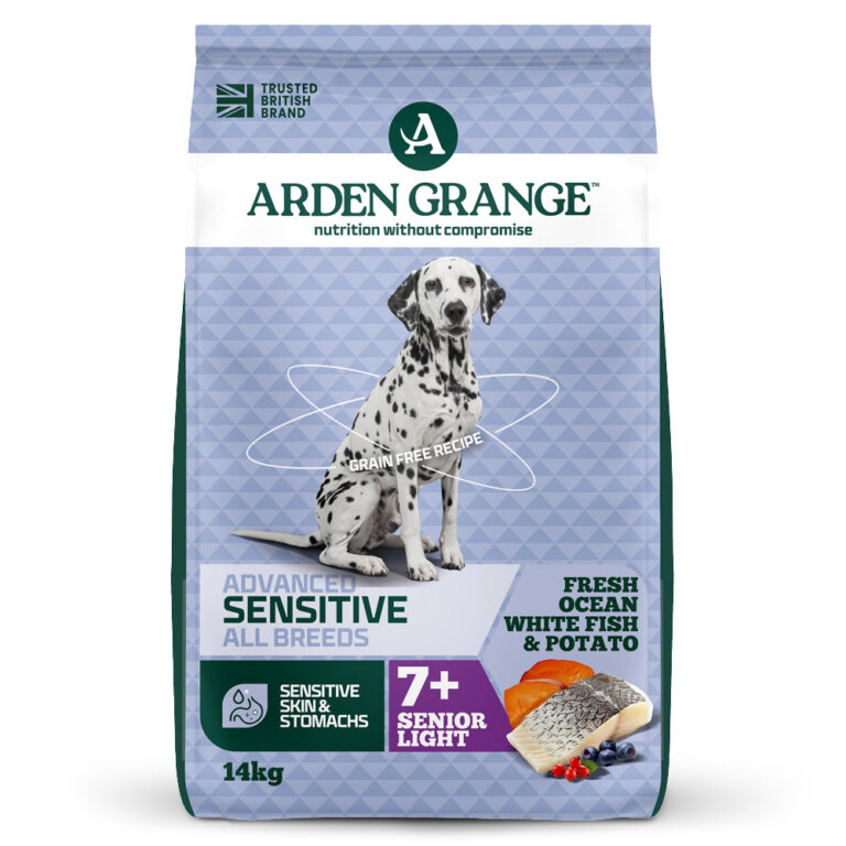 Arden Grange Arden Grange Sensitive Light/Senior Grainfree Ocean White Fish & Potato Dry Food