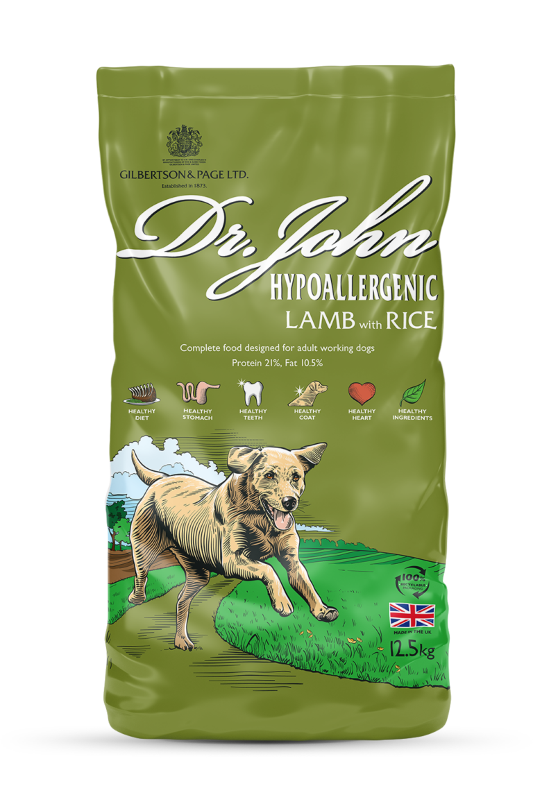 Dr John Hypoallergenic Lamb with Rice and Vegetables pack