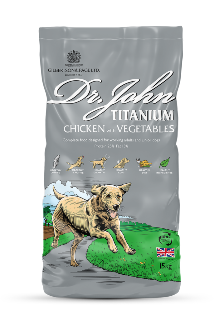 Dr John Titanium Chicken with Vegetables pack
